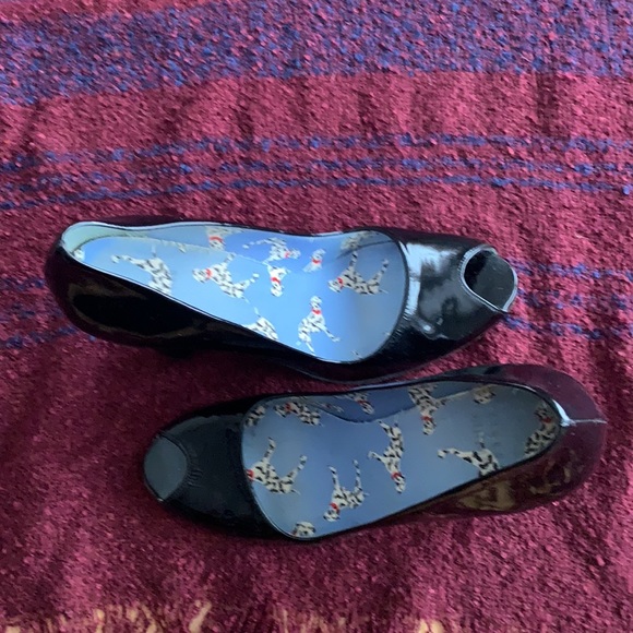 Peep toe wedges in good condition size 8 1/2 N - Picture 6 of 7